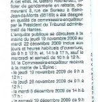 Ouest France, 4 novembre 2009