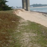 fin du sentier piétonnier